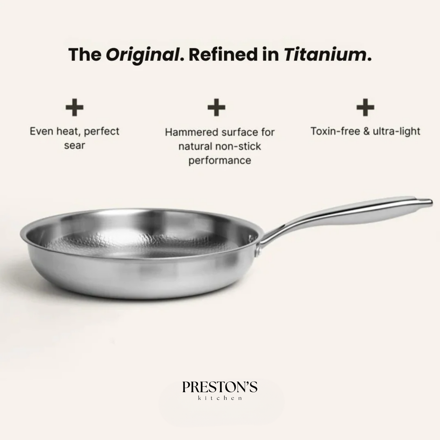 Titanium Hammered Pan