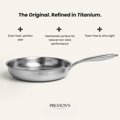 Titanium Hammered Pan